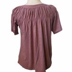 Anthropologie NWT  lavender S short sleeve blouse. Photo 2