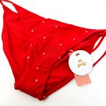 PQ Swim Red Embroidered Heart Bikini Bottoms Photo 0