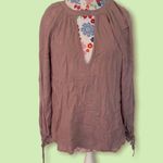 American Eagle Open Back Mauve Blouse  Photo 0