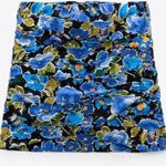 ZARA Blue Floral Layered Mini Skirt XS Photo 6