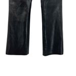 Aritzia Wilfred Beatrix Pants Flared High Waist Faux Leather Black Size 10 Photo 7