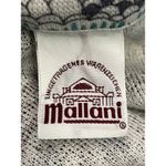 Vintage Mallani Virgin Wool Blend Floral Shacket Blazer Size 6 European 42 White Photo 2