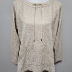 Ruby Rd  cream metallic jacquard sweatshirt size xlp Photo 0