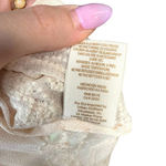 Free People  Pale Pink Beaded Sheer Tank Top Size‎ XS Photo 9