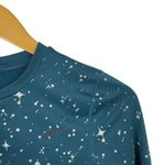 Nike  Pro Warm Starry Night Cropped Long Sleeve Top Metallic Stars Training Small Photo 6