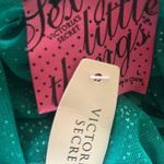 Victoria's Secret Victoria’s Secret Sexy Little Things Green Gold Sparkle Baby Doll Bow Glam Girl Photo 6
