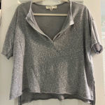 Urban Outfitters  Project Social T Notched V Neck Grey Tee Photo 0