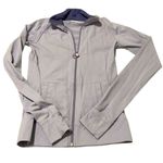 Tuff Athletics  szXS lavender zip front high neck lightweight jacket thumb holes Photo 0