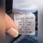 MOTHER The Dutchie Frayed Shorts in the My Treat wash Blue Size 25 Photo 9