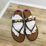 Italian Shoemakers  Leopard Animal Print Thong Sandals sz 8.5.  Photo 6