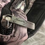 Junior Drake Black Leather Zipper Shoulder‎ Bag Photo 8