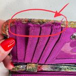 Hobo International Wristlet Key ID Holder Fold Over Snap Snakeskin Embossed Photo 8