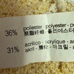 ZARA Yellow White Striped Sleeveless Knit Scoop Neck Pullover Tank Top Size S Photo 4