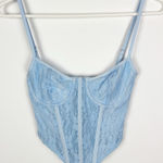 Tic Toc  Legian Corset Baby Blue Lace Size Medium Photo 0