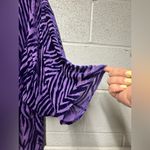 Joan Rivers  Silk‎ Blend Purple Burnout Kimono and tank Women's Size small Photo 2