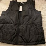 Socialite  Black Quilted Oversized Vest Small/Medium NWT Photo 1