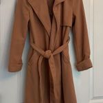 Blush Belted Trench Coat Photo 1