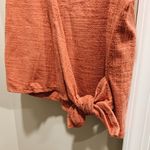 Madewell NWOT Sleeveless Wrap Tie Shirt Photo 3