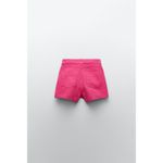 ZARA Asymmetrical Button Front Denim Skort Photo 12