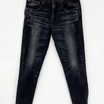 Moussy Velma Distressed Skinny Jeans 24 Faded Black Photo 2
