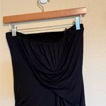 L'Agence LA't by  Black Strapless Faux Wrap Maxi Dress S Photo 7