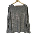 Chico's Chico’s Metallic Cowl Neck Long Sleeve Top Womens XL Gold Shiny Streth Glam NYE Photo 4