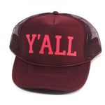 OTTO Burgundy Trucker Hat with western charms Red Photo 0