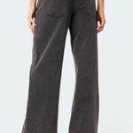 Edikted  Low-Rise Jeans Raelynn Washed Black Photo 1