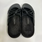 Vionic  Claire black leather mules slip on shoes women’s size 9 business casual‎ Photo 5