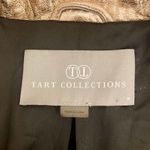 Rose gold metallic Moto jacket ladies medium leather Tart Collections biker coat Pink Photo 8