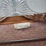 Altar'd State Floral Sweater Brown Lavender Geometric V Neck Long Sleeve Knit Photo 3