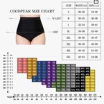 COCOPEAR Women's Ruched High Waisted Bikini Bottom Retro Vintage Swim Photo 7