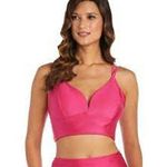 Morgan & Co Lace Up Back Dress Top Size 5 Pink Photo 1