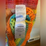 Farm Rio Multicolor Crocheted Cotton Dress Photo 8