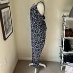 The Limited  Plus Size 1X Navy Blue Floral Jumpsuit Photo 1