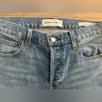 Aritzia Denim Forum Yoko Mid Rise Slim 28L Blue Jeans Organic Cotton Size 26 Photo 4