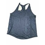 Nike NWT  Women's Running Mesh Racer Back Black Gray Tank Top Size XL‎ Photo 2