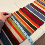 Lands' End  Multi Colored Rainbow Striped Scarf Unisex Photo 4