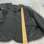 Vintage 2000 Sassoon’s blazer style black distressed medium leather jacket Photo 6