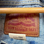 Levi's  Women's Denim Trucker Jacket Size S Basic Button Front Grunge Punk Skater Photo 2