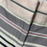 Loft Prep School Chic Casual Ann Taylor 100% Cotton Preppy Striped Short Sz 6 Photo 10