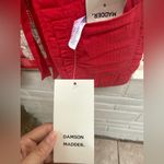 New NWT damson MADDER X Anthropologie Red Quilted reversible Vest with Bow Size 10 Photo 6