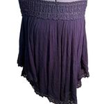 Angel Biba  Off Shoulder Blouse Navy Crochet Photo 0