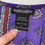 Stoosh Women’s Boho Multi Colored Tie Blouse Size Large Photo 3