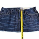 All Saints Spitalfields 10 Micro‎ Mini Denim Jean Skirt Frayed Short Y2K Photo 7