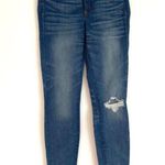 J.Crew NEW NWT 8" Toothpick Jean Newcastle Wash Let Down Hem Ripped Skinny 25 Photo 1