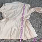 Free People women’s small flared sleeved linen blazer Photo 6