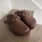 Birkenstock NWOT  Boston Eva Essentials Rubber Clogs in Roast / Dark Brown Photo 1