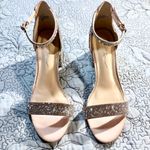 Betsey Johnson  Mari Rhinestone Block Heel Sandals – Size 9W🧡 Photo 1