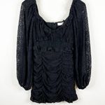 ASTR Chrisley Lace Corset Bodycon Mini Dress S Black Photo 2